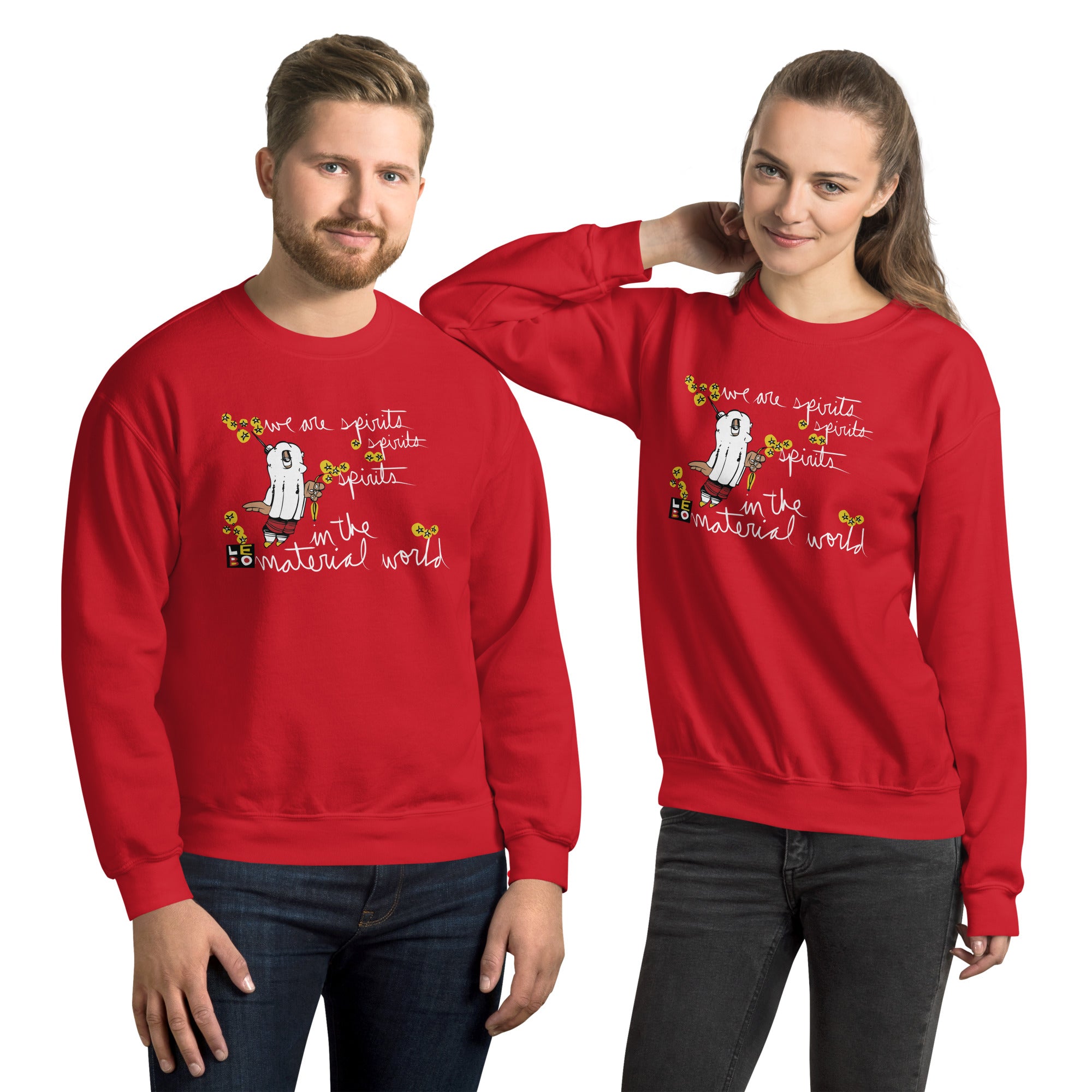 We Are Spirits in the Material World - Lebo Unisex Sweatshirt